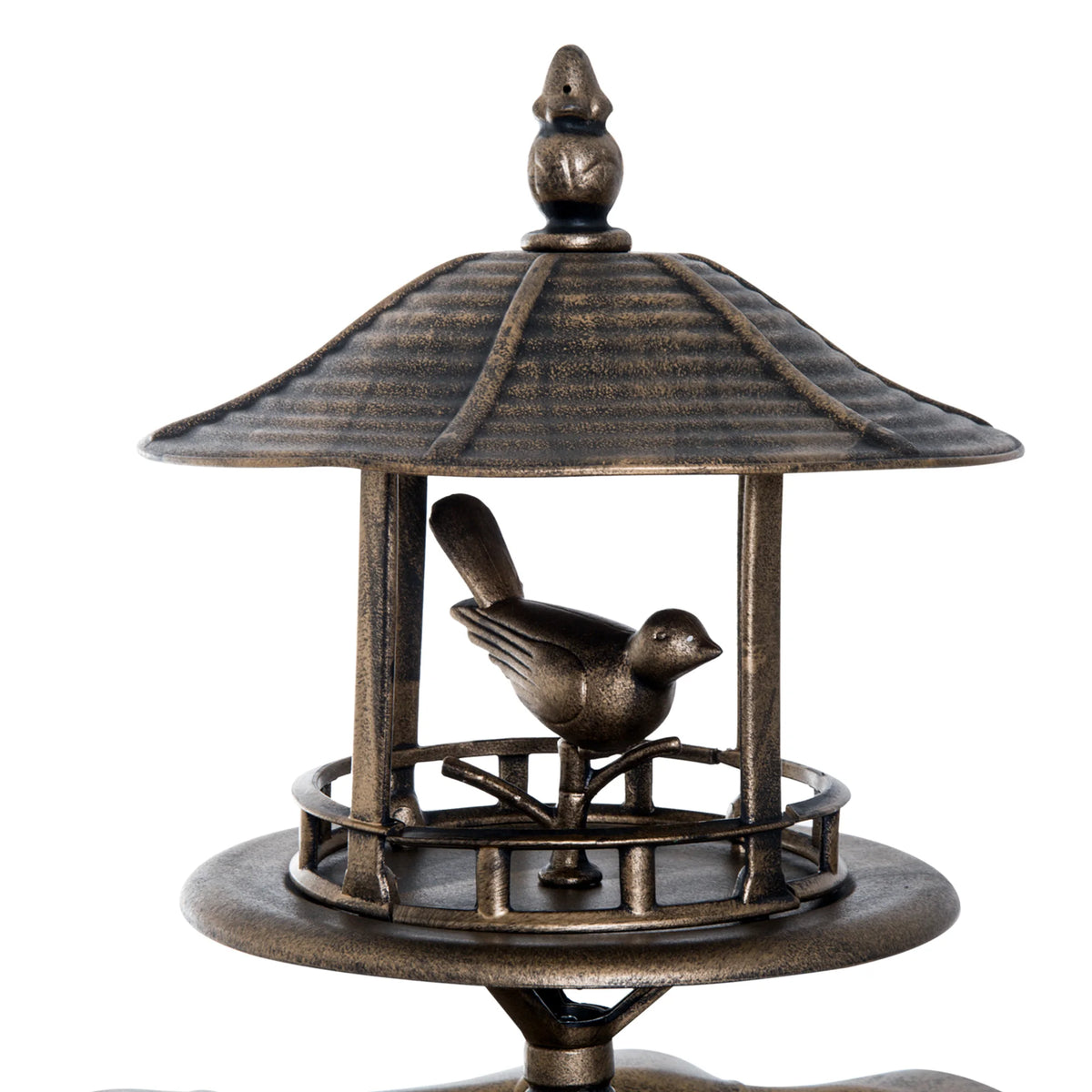 Outsunny 3 In 1 Outdoor Pedestal Bird Bath Garden Planter