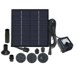 Solar Fountain Pump Kit For Outdoor Pond And Garden Decor