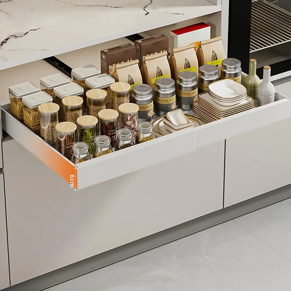 Garvee Adjustable Stainless Steel Pull Out Cabinet Organizer