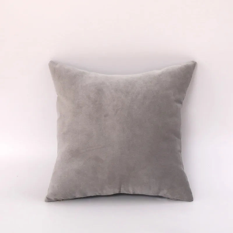 Solid Velvet Decorative Pillow Covers Two Pack Sofa And Bedroom