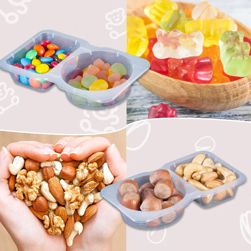Spice Storage Jars with Labels Stackable Pantry Containers