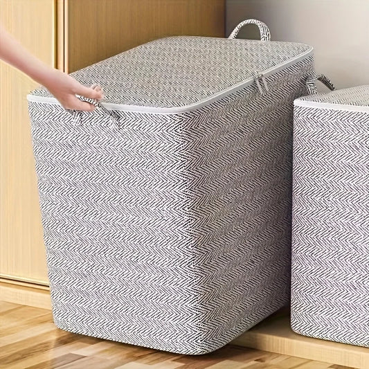 Durable Nonwoven Storage Box With Lid For Home Organization