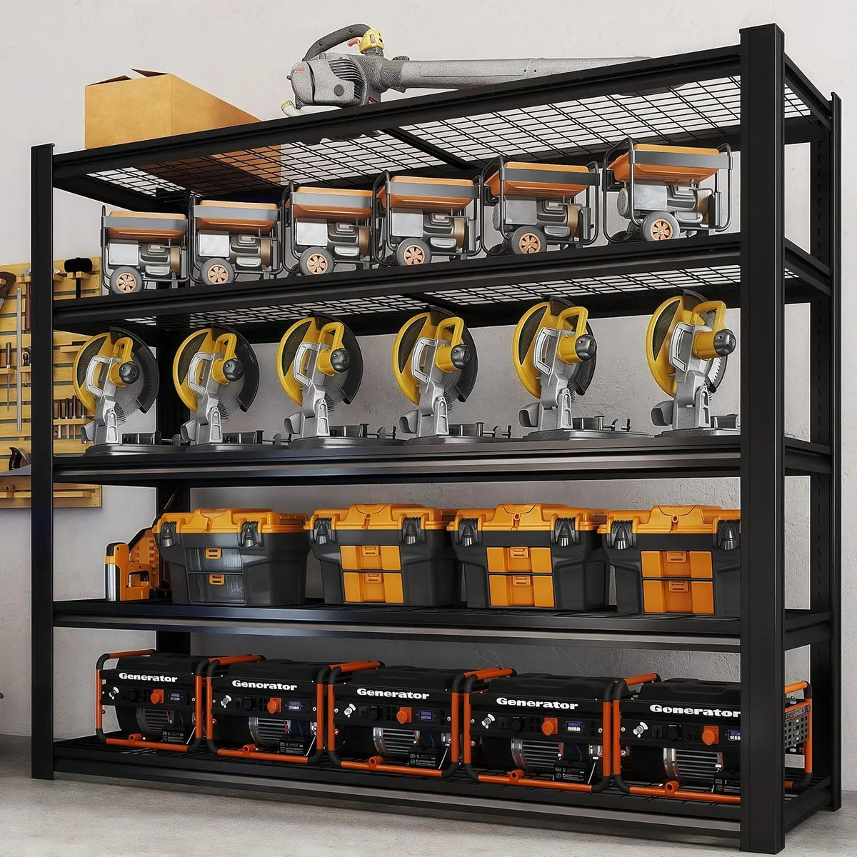 ZHILU Heavy Duty Garage Shelving 5000 Lbs Storage Racks