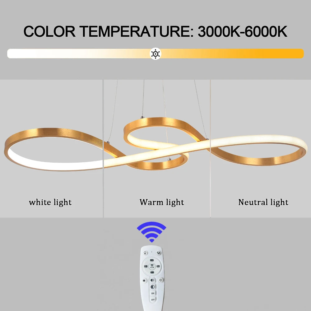 GreeLustr Nordic LED Pendant Light Modern Minimalist Ceiling Lamp