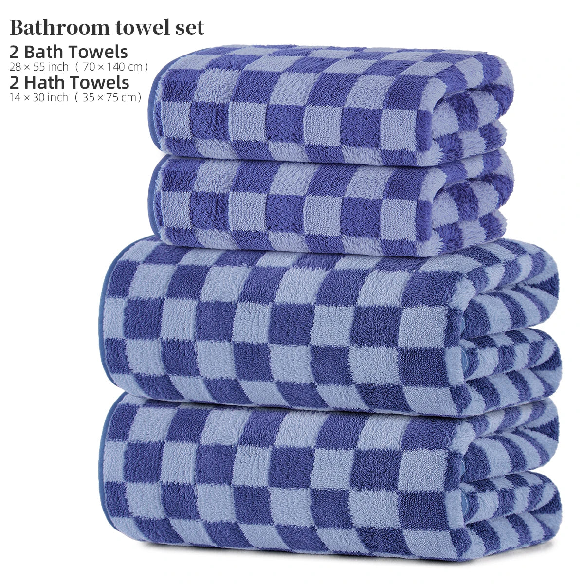 Premium Coral Fleece Towel Set Ultra Soft Absorbent Bath Linens