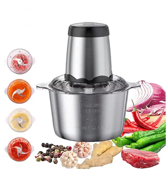 Electric Multifunctional Meat Grinder With Four Blades And Powerful Motor