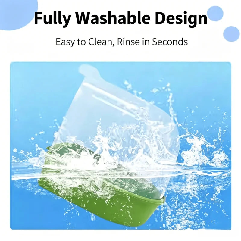 Hanging Anti Spill Bird Bath Plastic Washable Parrot Cage Accessory