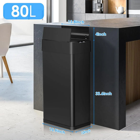 Automatic Motion Sensor Trash Can Indoor Touchless Waste Bin