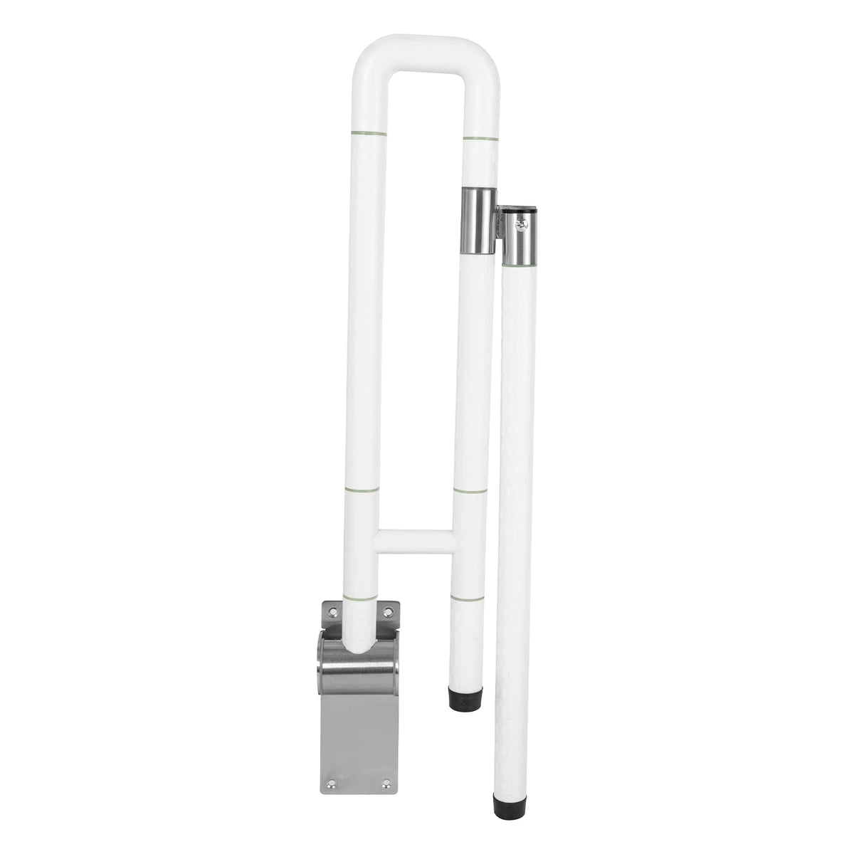 Non Slip Toilet Grab Bar Foldable Drop Down Rail For Handicap Use