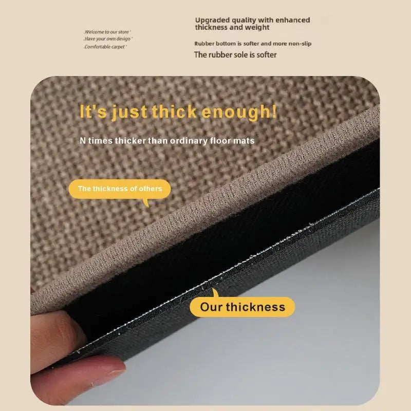 Quick Dry Absorbent Bathroom Mat Set With Non Slip Backing