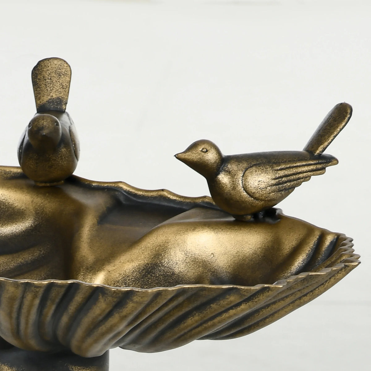 Outsunny Outdoor Bird Bath With Planter Pedestal And Bowl
