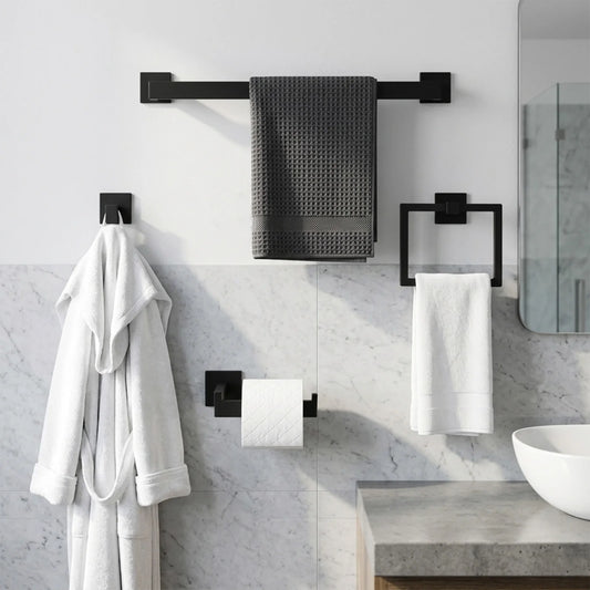 Stainless Steel Bathroom Hardware Set Wall Mounted Towel Kit