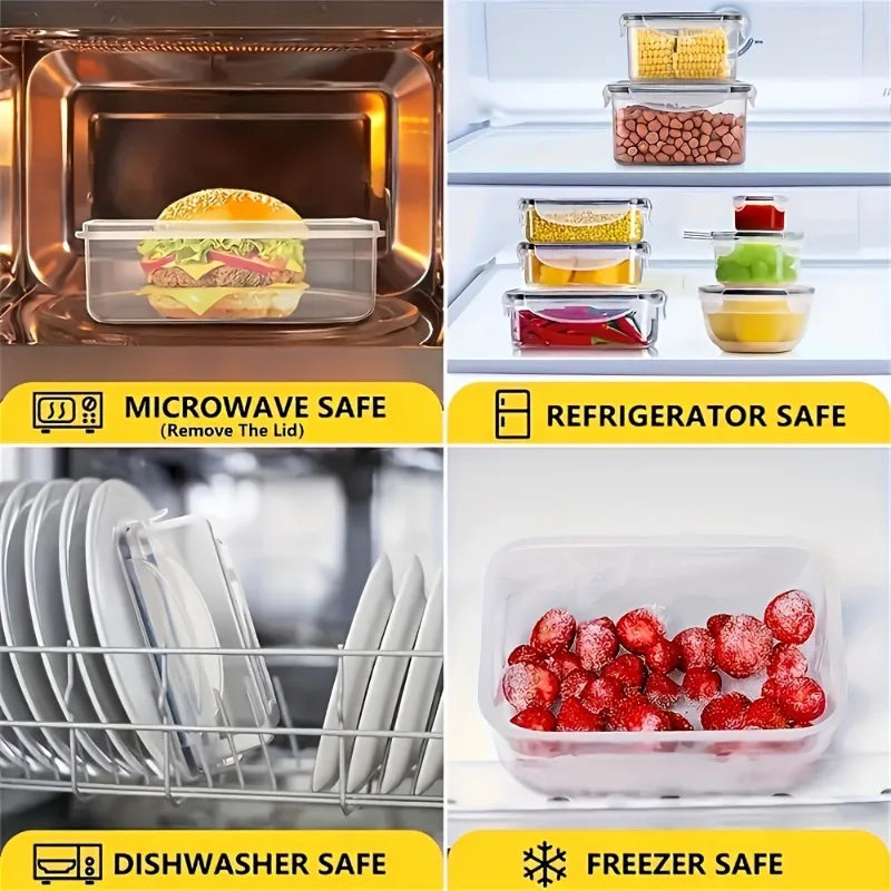 BPA Free Food Storage Containers Set With Airtight Lids