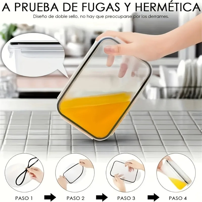 BPA Free Food Storage Containers Set With Airtight Lids