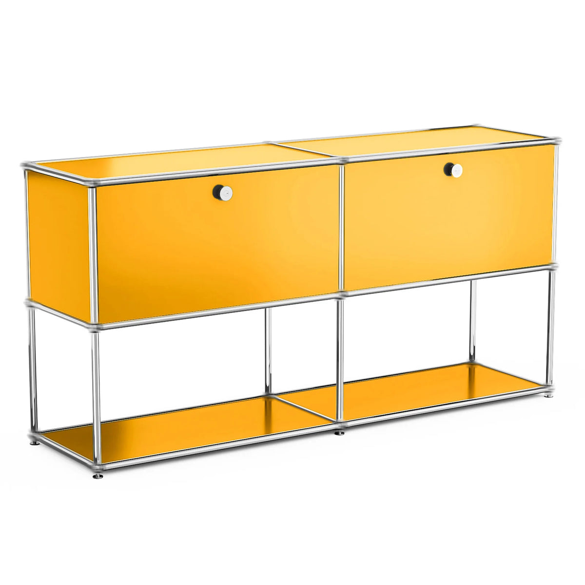 Modern Stainless Steel Storage Cabinet TV Stand Organizer