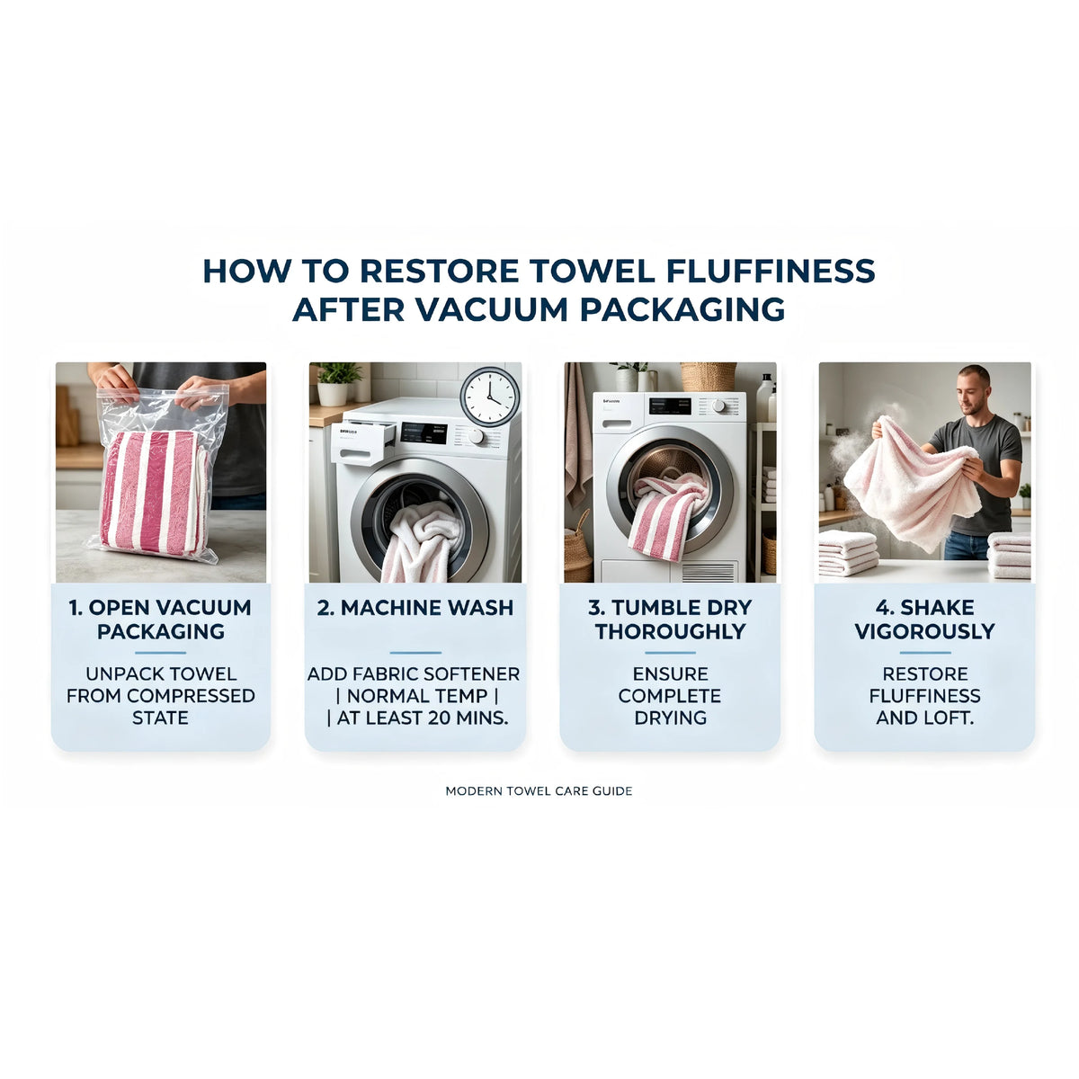 Vunzaom Cotton Blend Bathroom Towel Set For Home Use