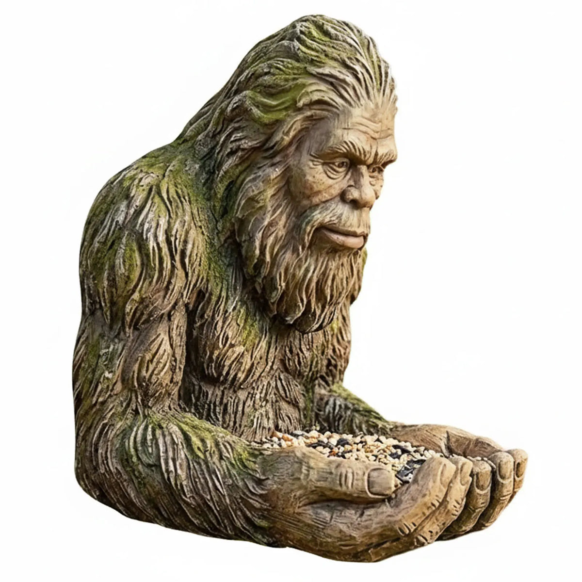 Big Foot Sasquatch Bird Feeder Waterproof Hidden Keyhole Hanger