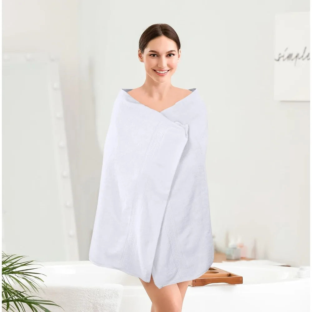 Premium Cotton Bath Towel Set For Modern Home Bathroom Decor