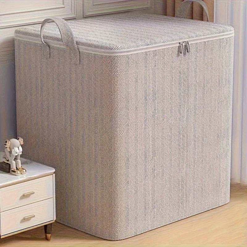 Durable Nonwoven Storage Box With Lid For Home Organization