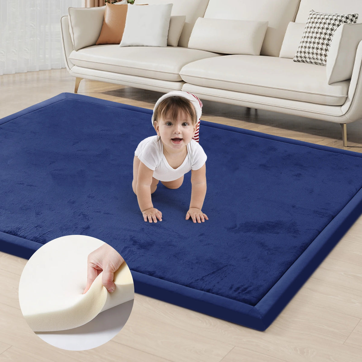 PaPaMat Baby Play Mat Tatami Style Non Slip Carpet
