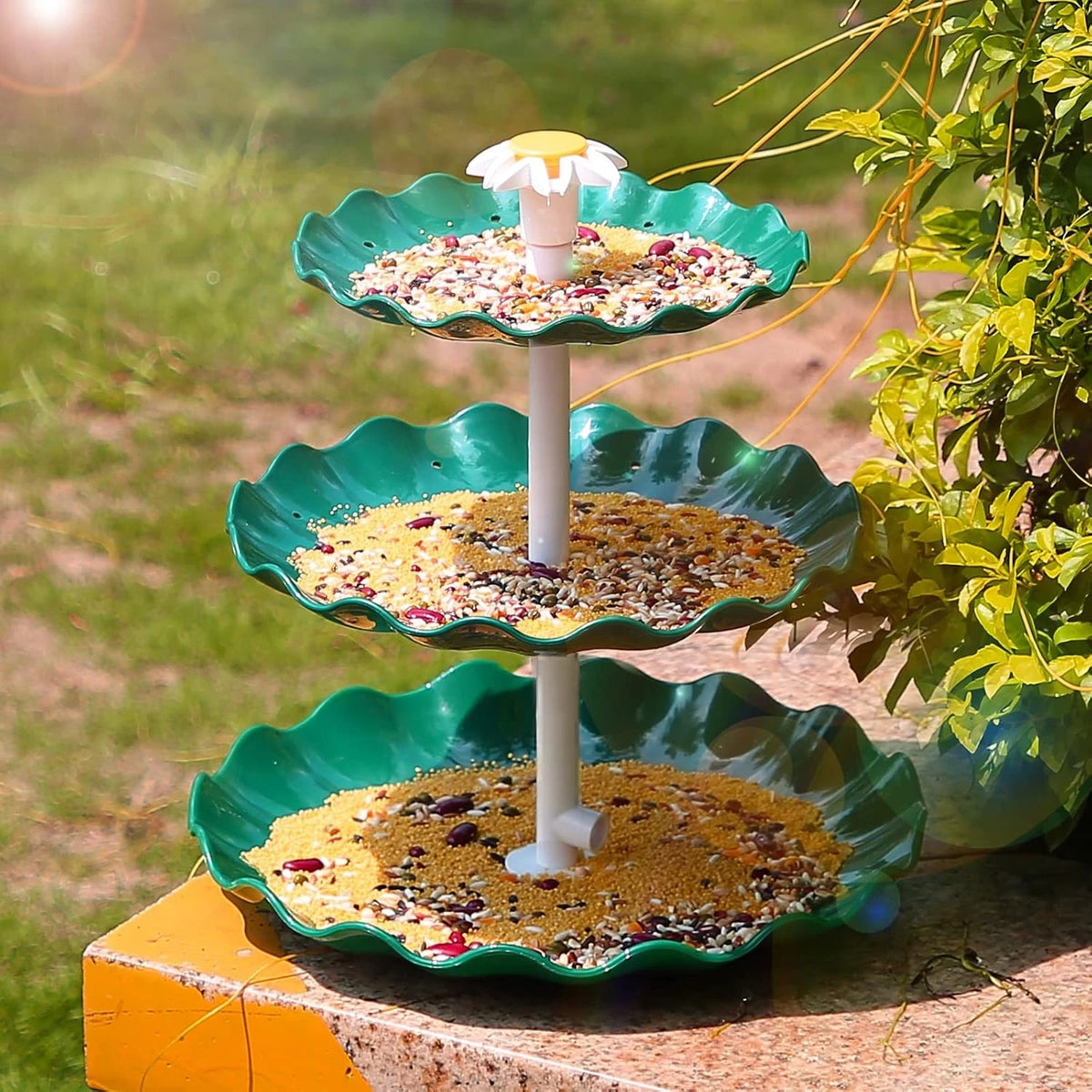 Solar Bird Bath Water Fountain For Garden And Fish Tanks