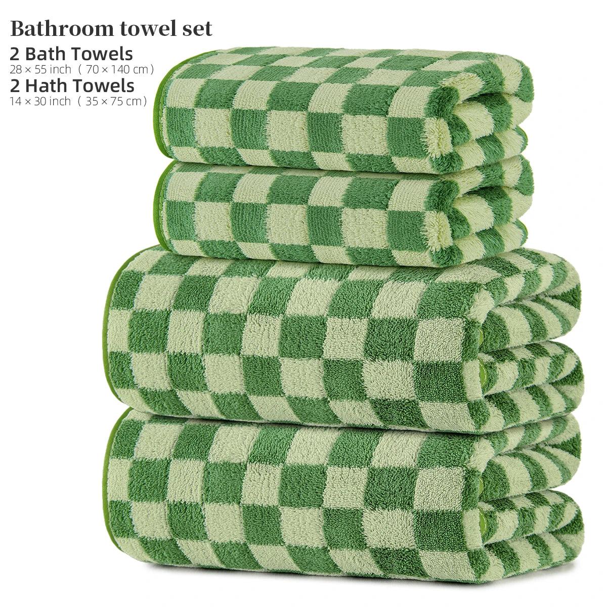Premium Coral Fleece Towel Set Ultra Soft Absorbent Bath Linens