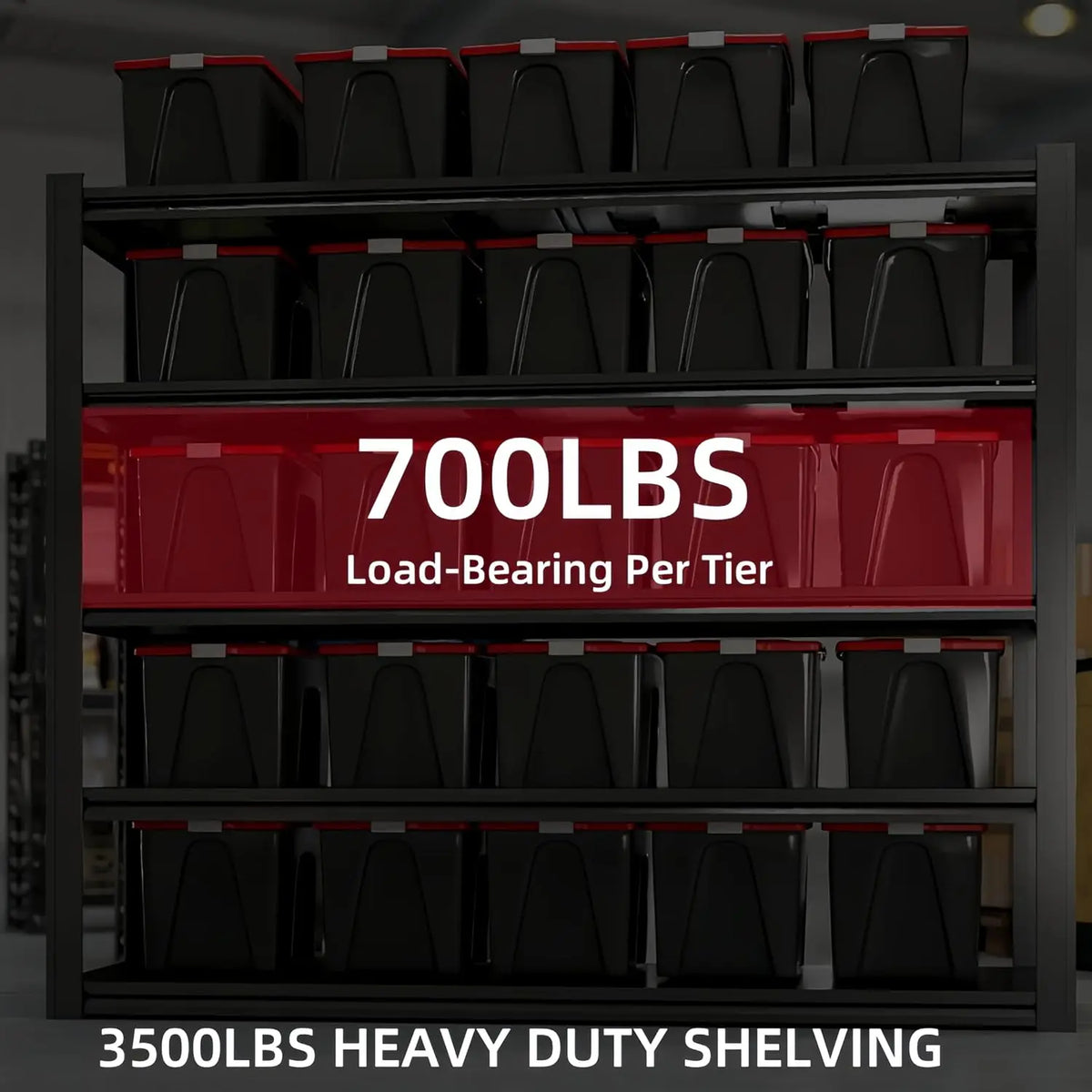 ZHILU Heavy Duty Garage Shelving 5000 Lbs Storage Racks
