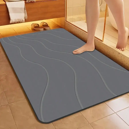 Quick Dry Non Slip Absorbent Diatom Mud Bathroom Mat Rug