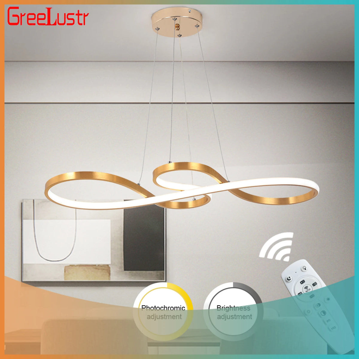 GreeLustr Nordic LED Pendant Light Modern Minimalist Ceiling Lamp