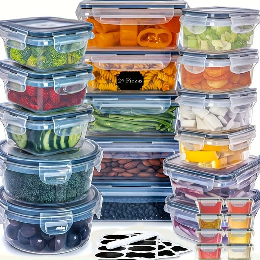 BPA Free Food Storage Containers Set With Airtight Lids