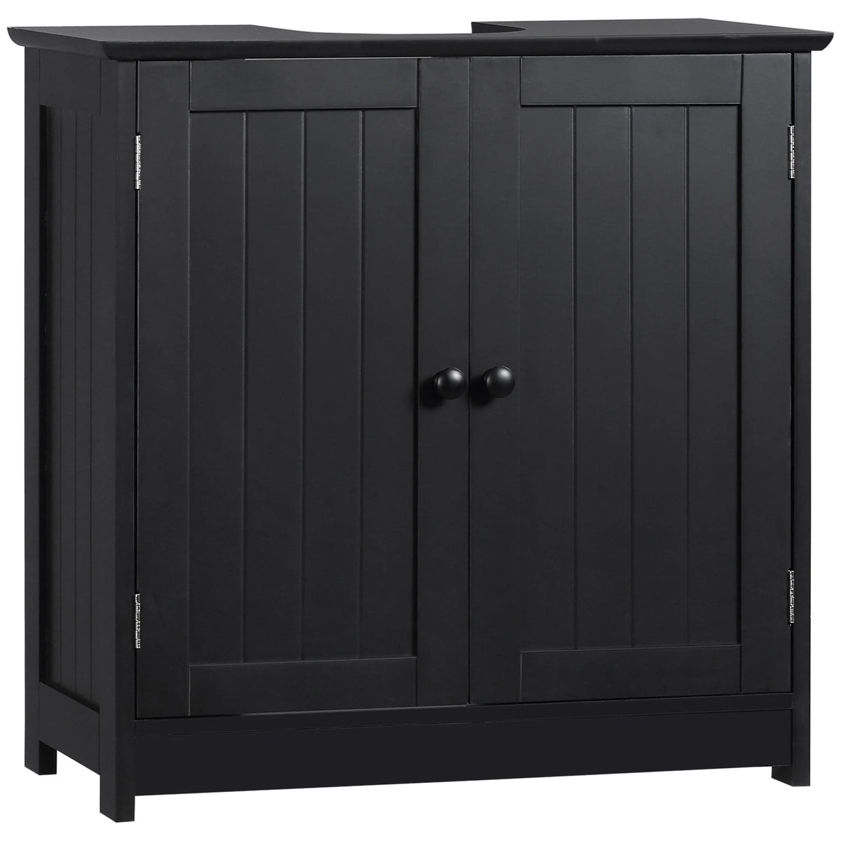 Homcom Modern Under Sink Bathroom Cabinet With Double Door Storage