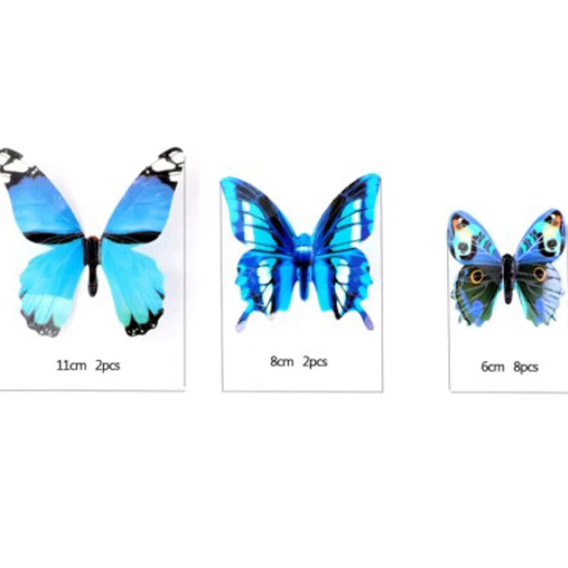 3D Luminous Butterfly Wall Stickers Creative Home Decor Art