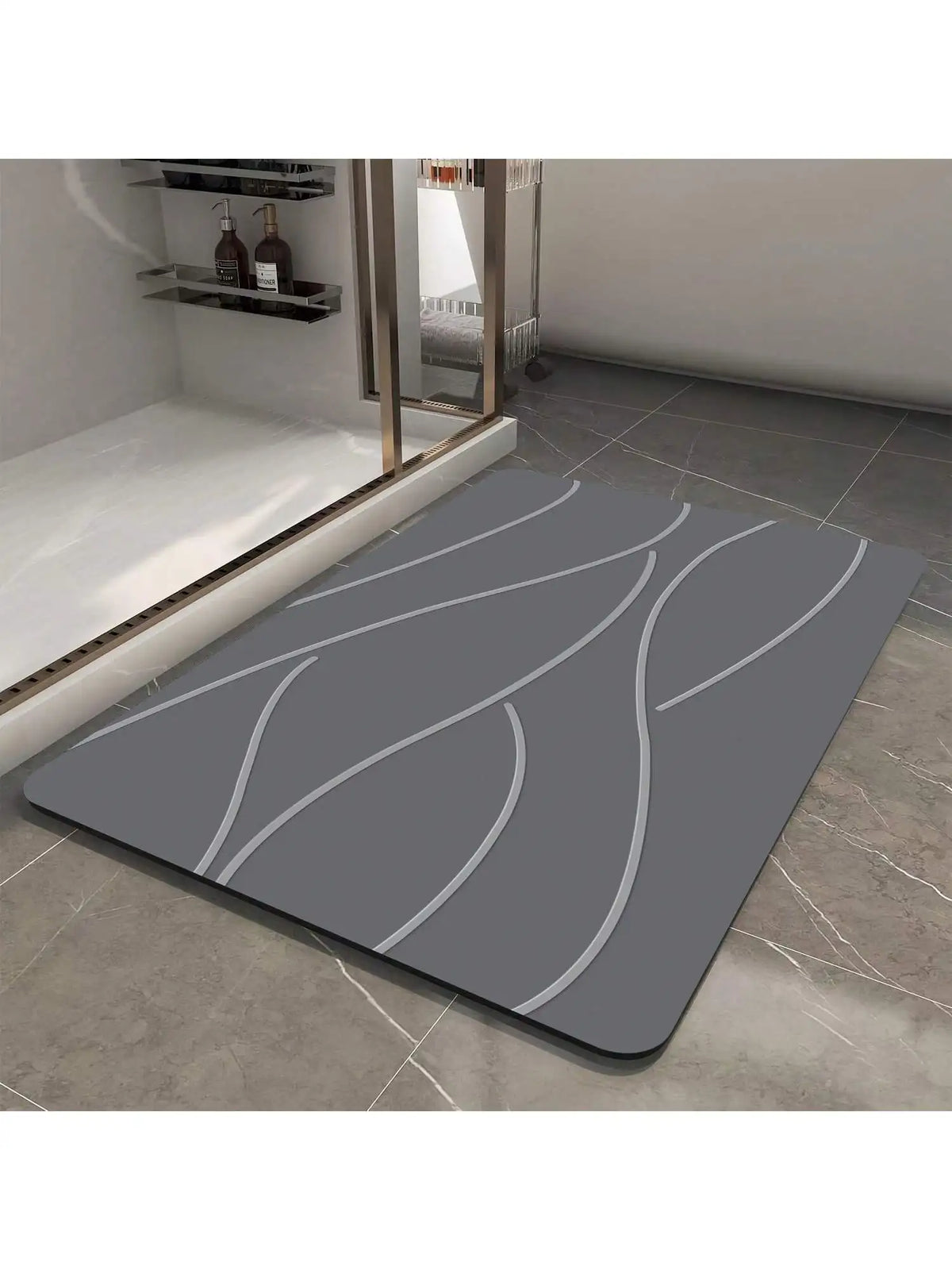Quick Dry Non Slip Absorbent Diatom Mud Bathroom Mat Rug