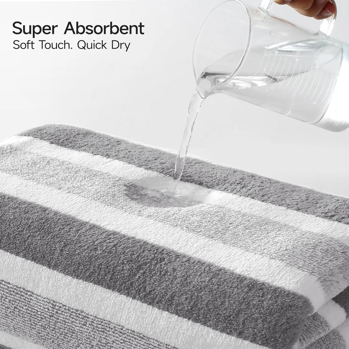 Vunzaom Cotton Blend Bathroom Towel Set For Home Use