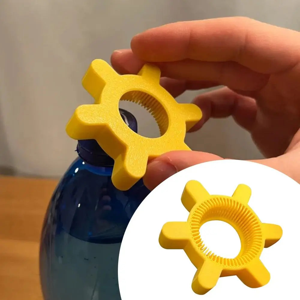 Portable Manual Rotary Bottle Cap Opener Stainless Steel Kitchen Tool