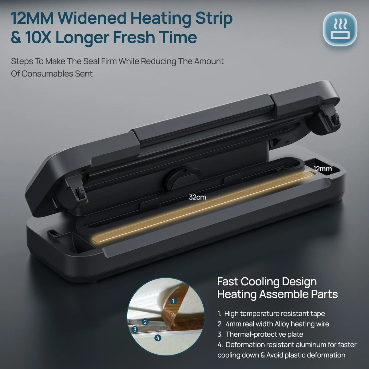 Vakumar Automatic Vacuum Sealer Machine For Sous Vide Cooking