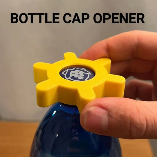 Portable Manual Rotary Bottle Cap Opener Stainless Steel Kitchen Tool
