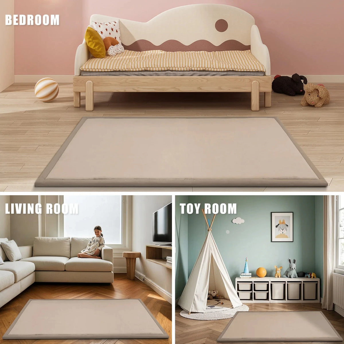 PaPaMat Baby Play Mat Tatami Style Non Slip Carpet