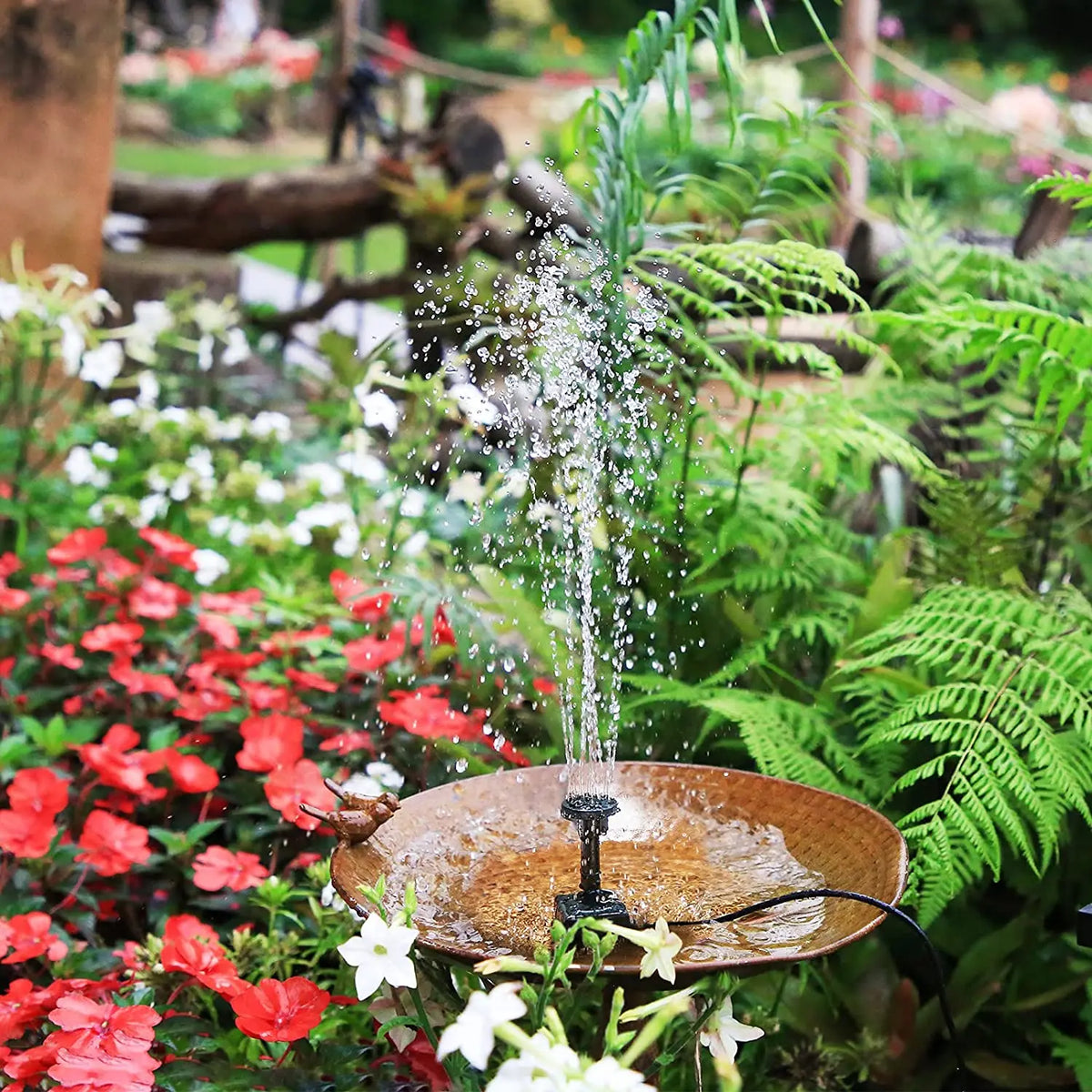 Solar Fountain Pump Kit For Outdoor Pond And Garden Decor