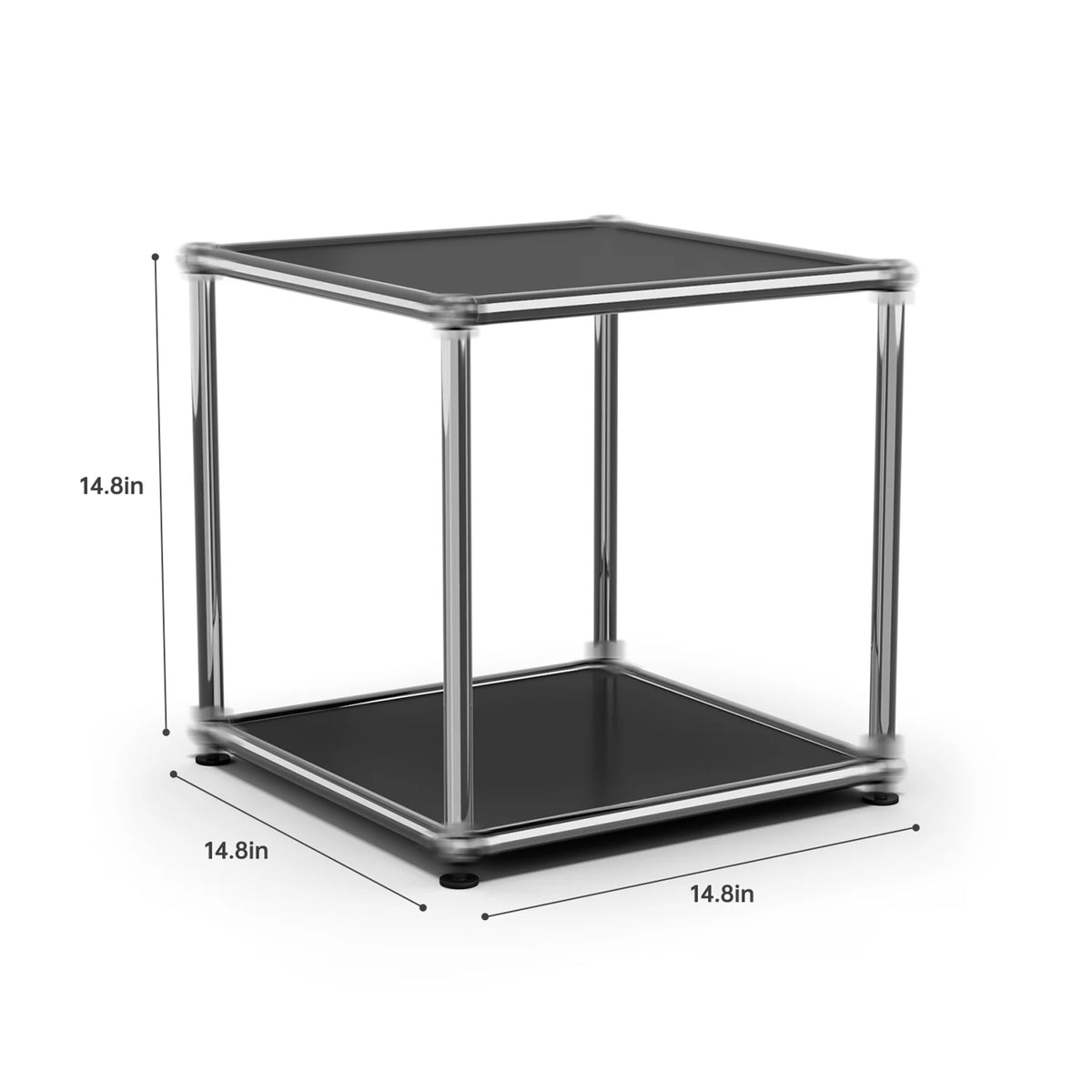 Modern Stainless Steel Storage Cabinet TV Stand Organizer