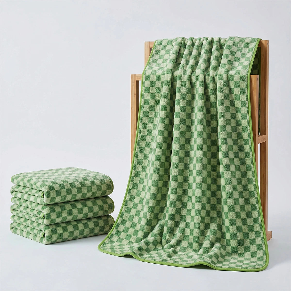 Premium Coral Fleece Towel Set Ultra Soft Absorbent Bath Linens